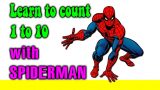 Learn to count 1 to 10 with SPIDERMAN