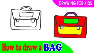 How to draw A BAG for kid