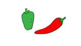 How to draw a chili pepper, Cách vẽ quả ớt