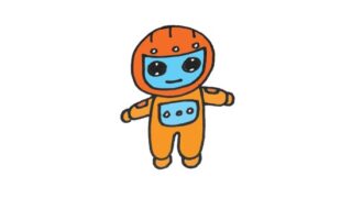 How to draw cute cosmonauts easy step by step, cách vẽ nhà du hành vũ trụ cute đơn giản