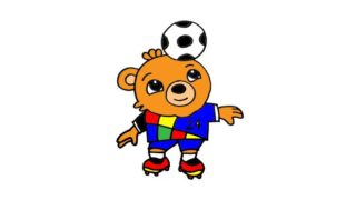 How to draw EURO 2024 mascot, Hướng dẫn vẽ linh vật EURO 2024