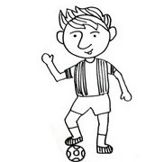 How to draw MESSI