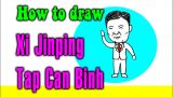 How to draw Xi Jinping