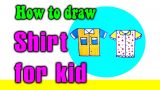 How to draw a Shirt for kids