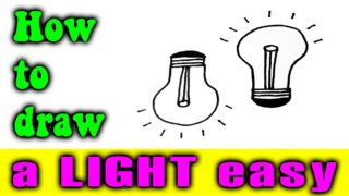 How to draw a LIGHT easy very fast
