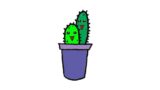 How to draw a cactus pot step by step,Cách vẽ chậu cây xương rồng